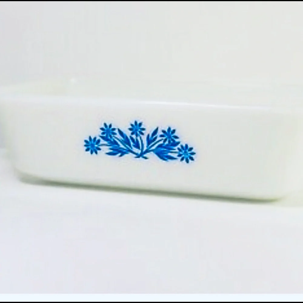 Fire King Anchor Hocking Milk Glass 1 Qt Loaf Pan Baking Dish Collector Vintage